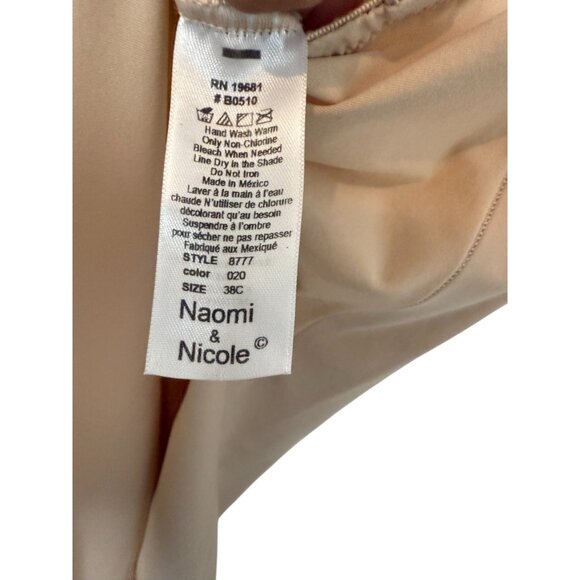 Naomi & Nicole nude strapless slimming slip shapewear size 38C - Picture 5 of 7